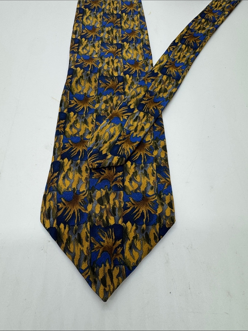 Original J Garcia Silk Tie Landscape With Eye Collection Ten Vintage # 0148